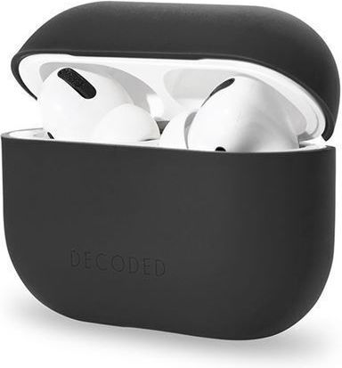 Decoded Aircase Hülle Silikon Charcoal für Apple AirPods 3