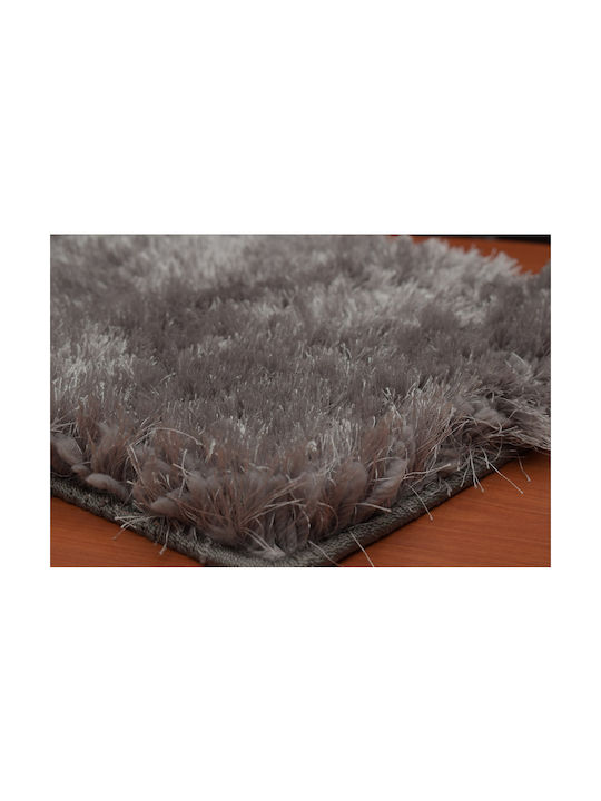 Koulis Carpets Cooper Σετ Shaggy Χαλιά Κρεβατοκάμαρας Μαύρα 100-004-004 3τμχ