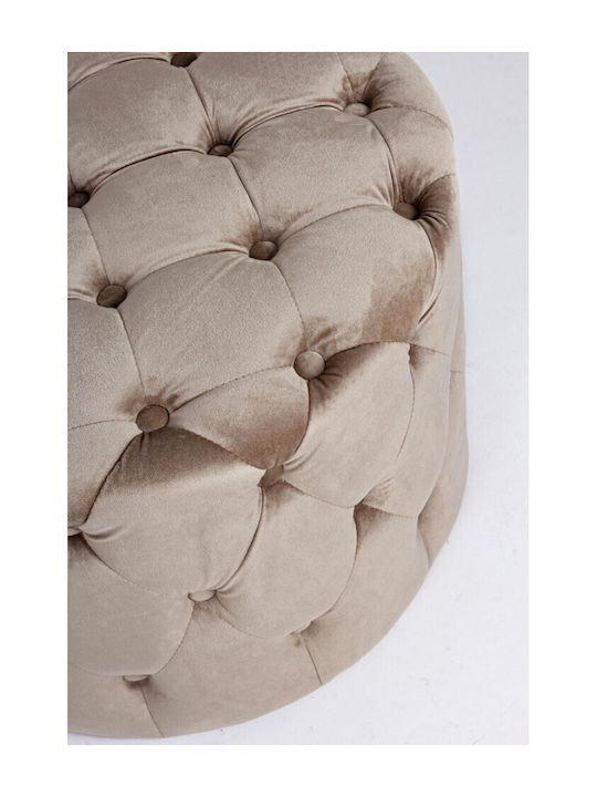 Πουφ Hocker Beige 60x60x42cm