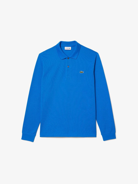 Lacoste Herren Shirt Langarm Polo Hellblau