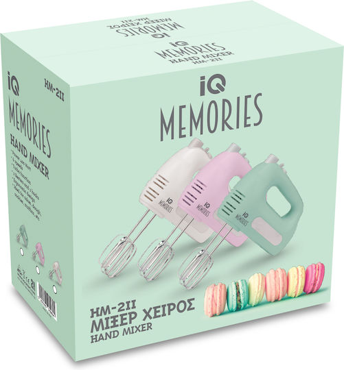 H&M♡ IQ HM-211 Hand Mixer 400W Mint | Skroutz.mt