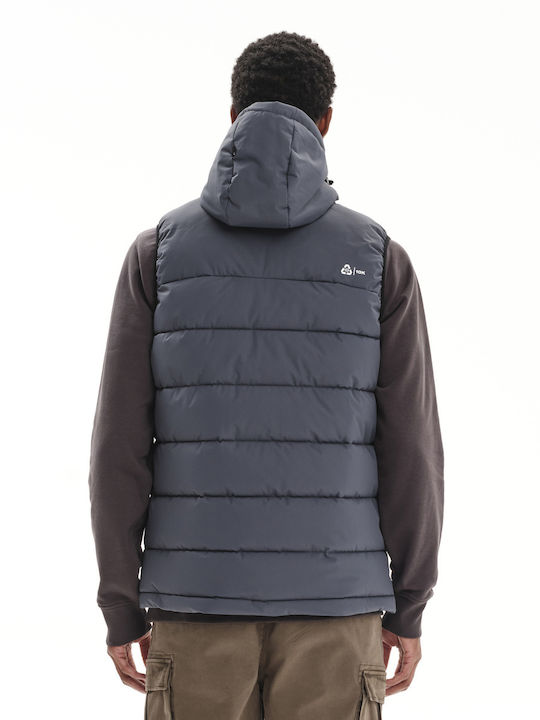 Geacă Fără Mâneci De Iarnă Puffer Waterproof Și Cu Protecție Împotriva Vântului Albastră