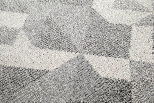 Decostar Loom-s 50741-389 Modern Bedroom Rugs Set Gray DE172250 3pcs