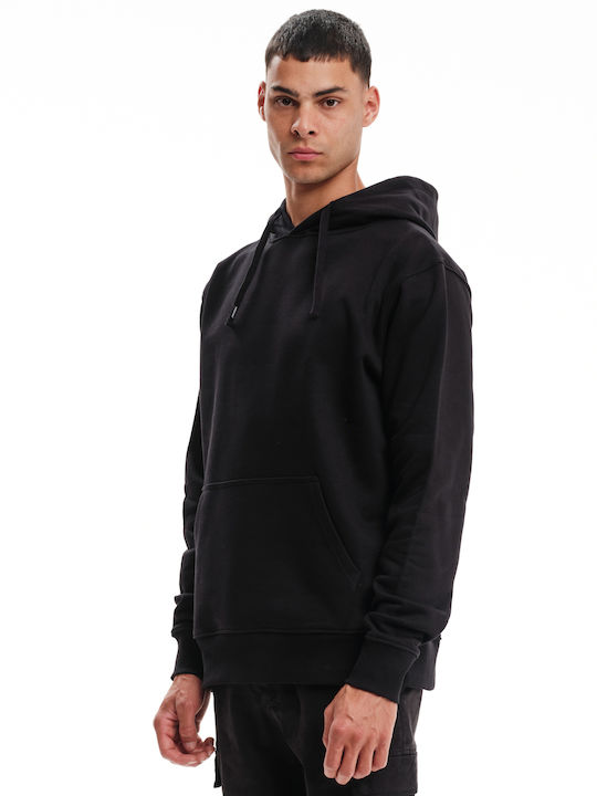 Sweatshirt with Hood Black