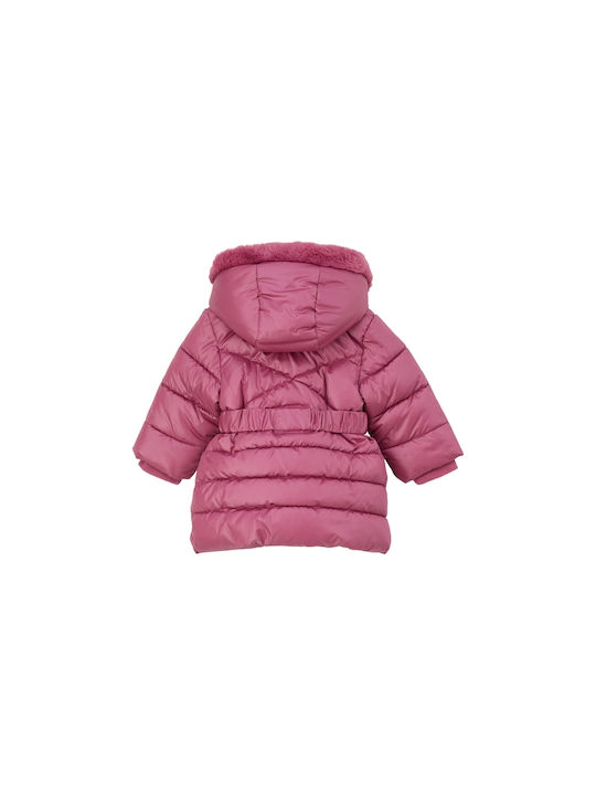 S.Oliver Kinderjacke Kurz mit Kapuze Rosa