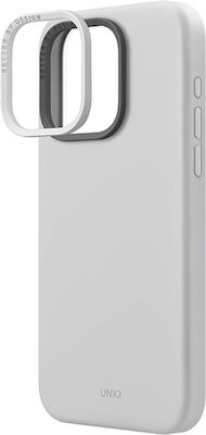 Uniq Hue Umschlag Rückseite Silikon / Kunststoff Beige (iPhone 15 Pro Max) UNIQ-IP6.7P(2023)-LINOHMCGRY