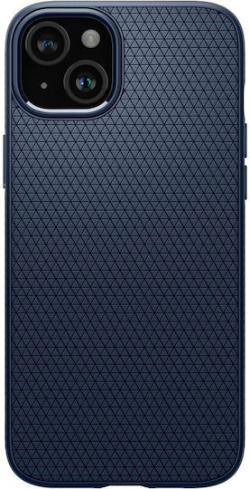 Spigen Liquid Air Back Cover Silicone Navy Blue (iPhone 15)