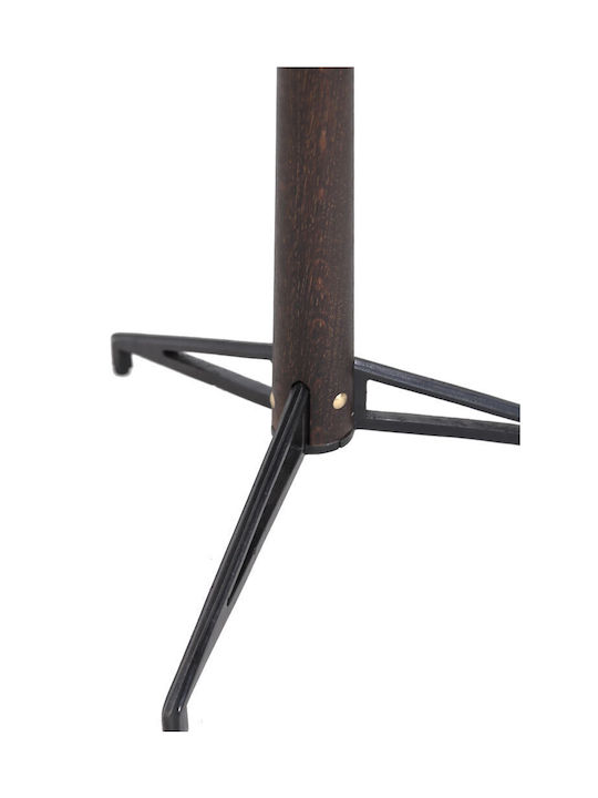 Bistro Round Table Kitchen from Solid Wood & Metal 68x68x77cm