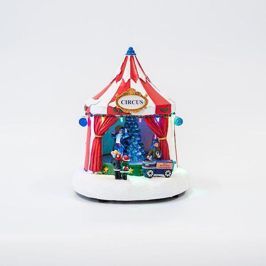 Eurolamp Illuminated Christmas Plastic Figure Height 24.5cm with Music
