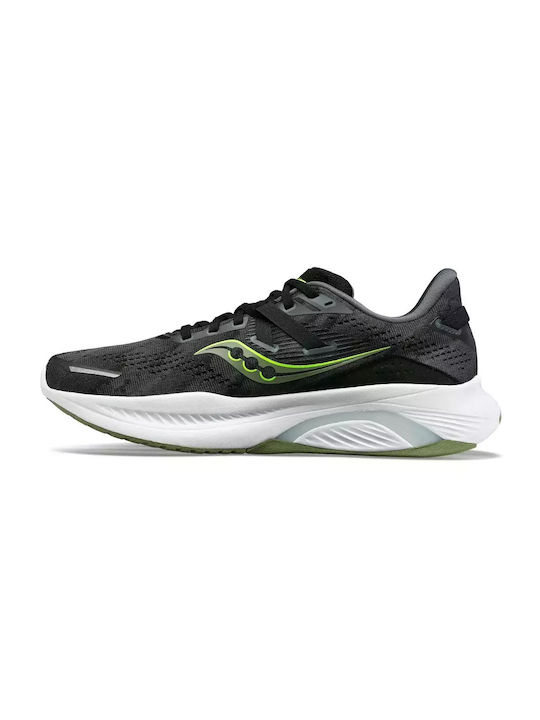 Saucony Guide 16 Ανδρικά Running Μαύρα