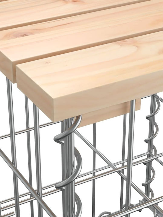 Bench Outdoor Wooden 63x44x42cm