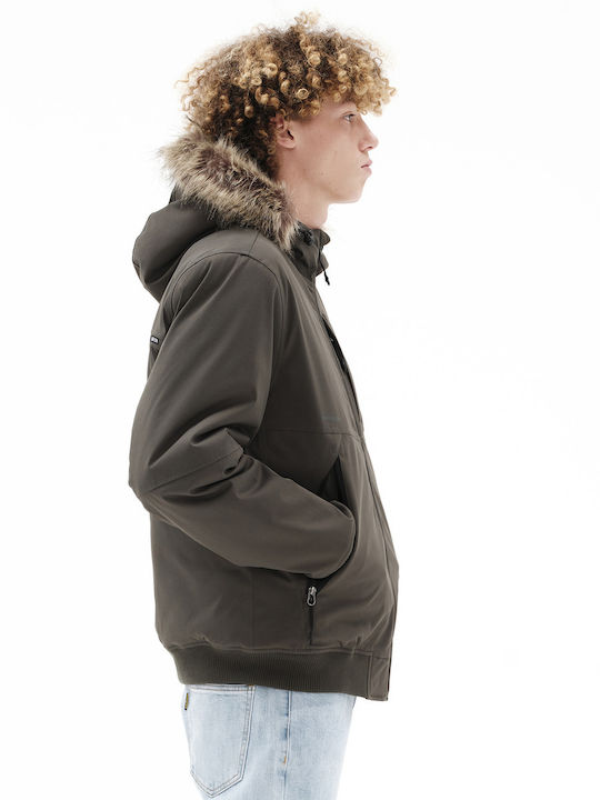 Winter Jacke Bomber Olive