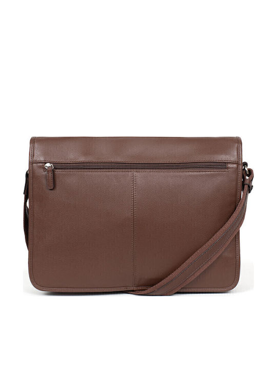Leather Men's Brown Messenger Bag
