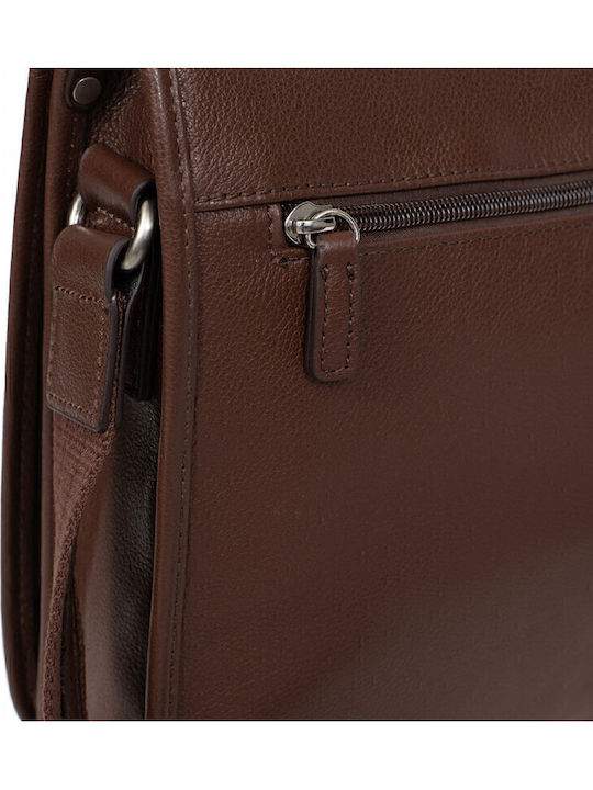 Leather Men's Brown Messenger Bag