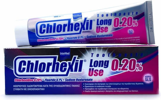 InterMed Chlorhexil 0.20% Long Use Toothpaste for Plaque Removal 100ml