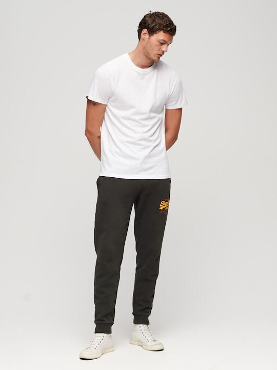 Superdry Men's Sweatpants with Rubber Black