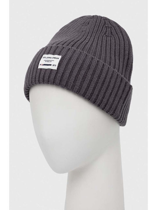 Griffin Thunder Beanie Beanie Knitted in Gray color