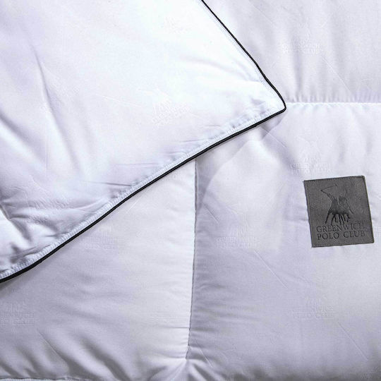 Greenwich Polo Club Duvet Queen with Hollowfiber Filling 220x240cm 3422 White 550 GSMGsm 10.5 togs Togs