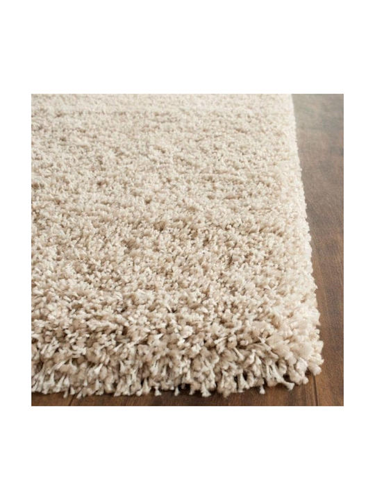 Saray Home Χαλί Ορθογώνιο Shaggy Μπεζ 200x290cm