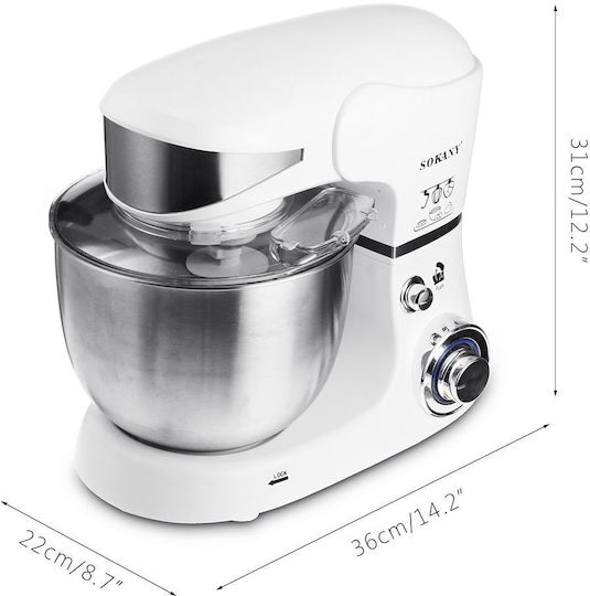 Sokany SC-209 Mixează 500W cu Vas din Oțel Inoxidabil 4lt