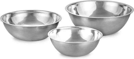 Luigi Ferrero Stainless Steel Mixing Bowl Capacity 3.4lt with Diameter 28cm and Height 9.2cm.