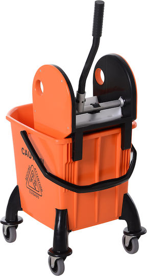 HomCom Janitor & Housekeeping Cart 26lt