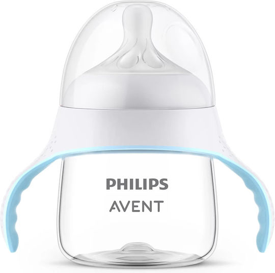 Philips Εκπαιδευτικό Μπιμπερό Πλαστικό με Λαβές Μπεζ 4m+ 150ml