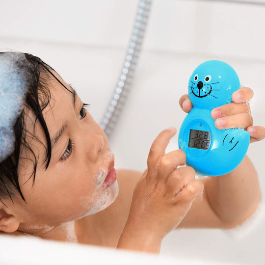 Abus Digital Bade-Thermometer 0°C bis 50°C Blau