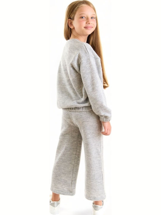 Kids' Set with Pants Winter 2pcs Gray Minnie Mouse