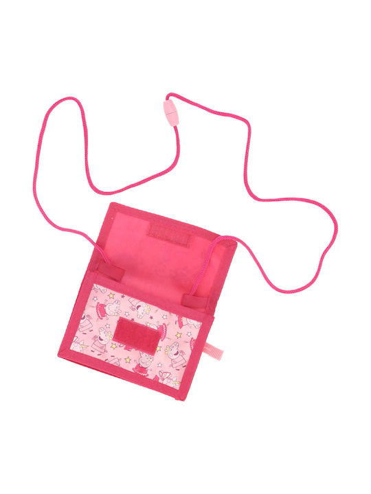 Peppa Pig Παιδικό Πορτοφόλι για Κορίτσι Ροζ PIPA7000