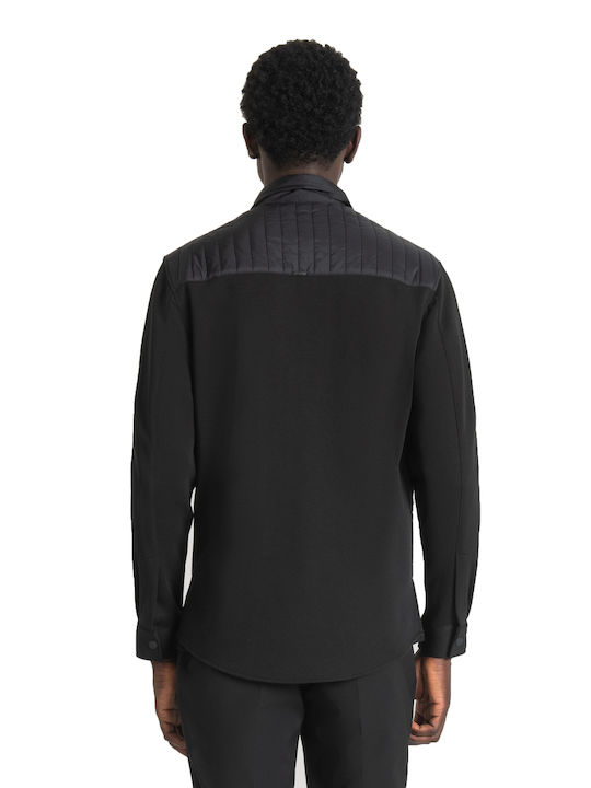 Antony Morato Men's Cardigan with Zipper Black