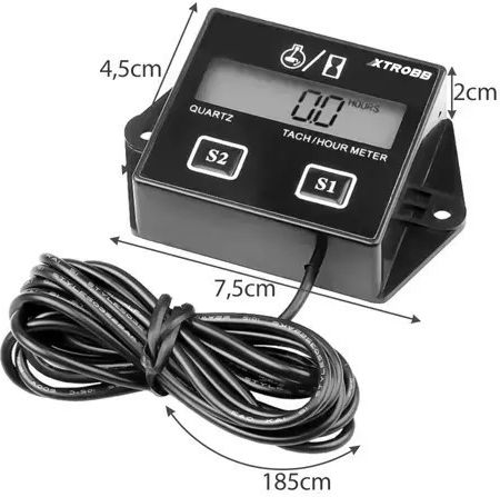 Xtrobb Contor de ore de funcționare pentru panou electric Digital Monofazat 19926