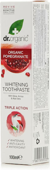 Dr.Organic Pomegranate Toothpaste for Sensitive Teeth & Cavities 100ml