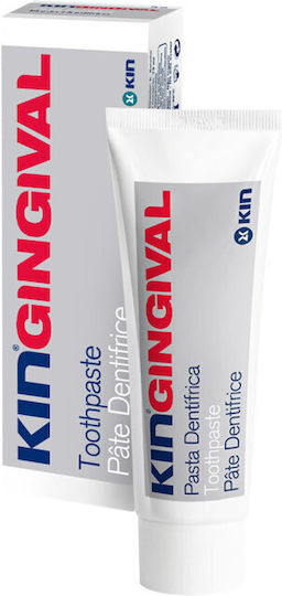 Kin Gingival Οδοντόκρεμα με Χλωρεξιδίνη για Ουλίτιδα , Πλάκα & Τερηδόνα 75ml