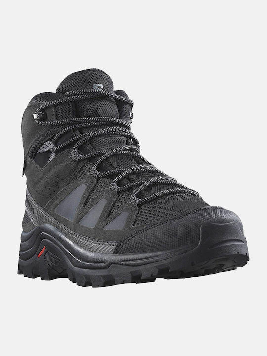 Salomon Quest Rove GTX Men's Hiking Boots Waterproof with Gore-Tex Membrane Black / Phantom / Mgnt