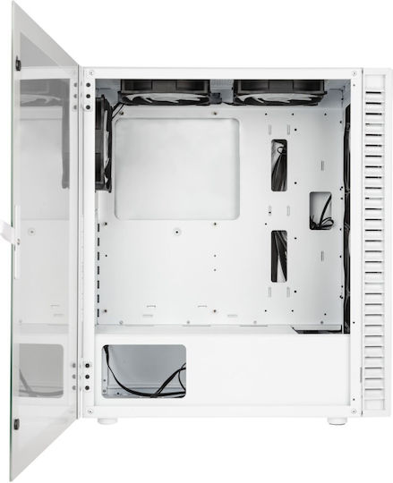 Kolink Observatory HF Mesh ARGB Gaming Midi Tower Κουτί Υπολογιστή με Πλαϊνό Παράθυρο Λευκό