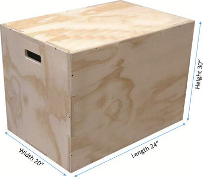Optimum Plyo Box CXC-101/1 Wooden Plyometric Box