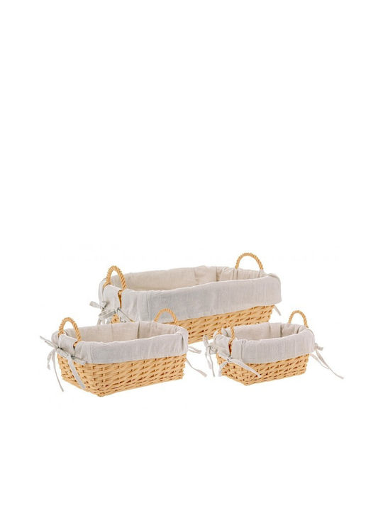 Wicker Decorative Basket Bizzotto