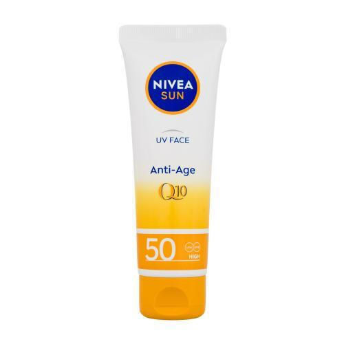 Nivea Q10 Anti Age Водоустойчив Слънцезащитен Крем За лице SPF50 50мл