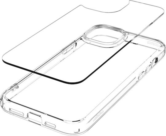 Spigen Crystal Hybrid Back Cover Plastic / Silicone Transparent (iPhone 15)