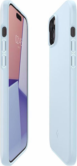 Spigen Thin Fit Back Cover Plastic / Silicone 1.55mm Mute Blue (iPhone 15)
