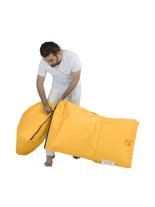 Πουφ Bett Siesta Yellow 55x40x180cm
