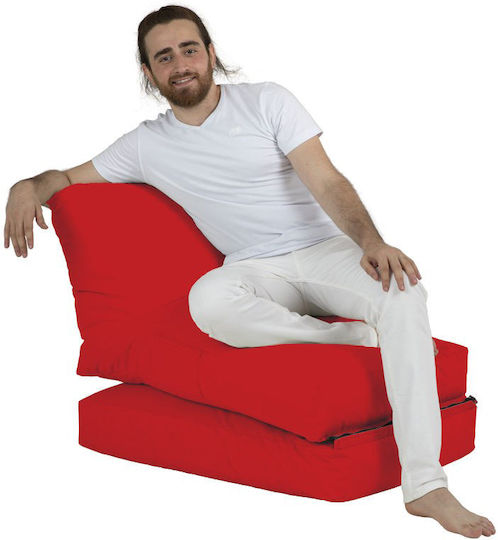Πουφ Bett Siesta Red 55x40x180cm