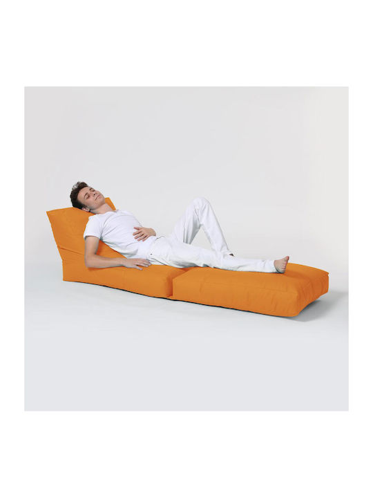 Πουφ Ξαπλώστρα Αδιάβροχη Siesta Πορτοκαλί 55x40x180cm