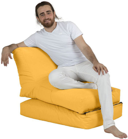 Πουφ Bett Siesta Yellow 55x40x180cm