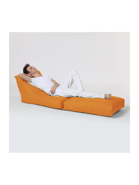 Πουφ Ξαπλώστρα Αδιάβροχη Siesta Πορτοκαλί 55x40x180cm