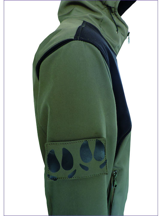 Dispan Jagdjacke Softshell Khaki