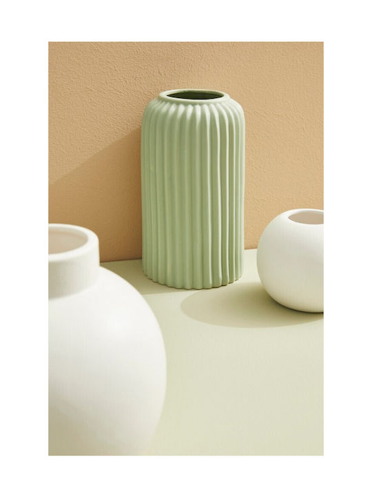 Bizzotto Decorative Vase Althea White 16x16x16cm