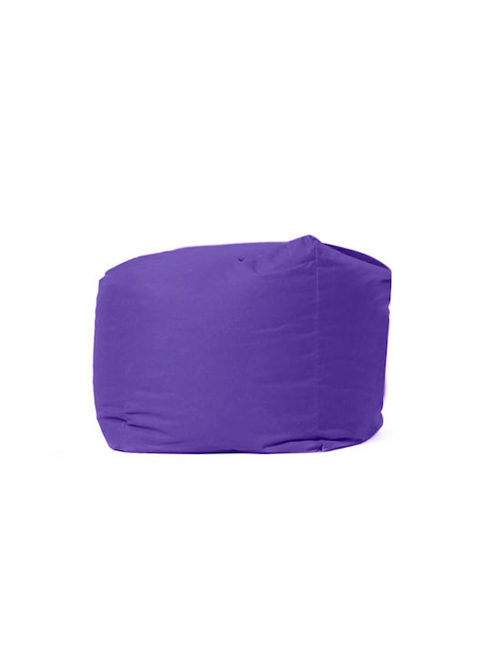 Πουφ Hocker Square Purple 45x45x45cm