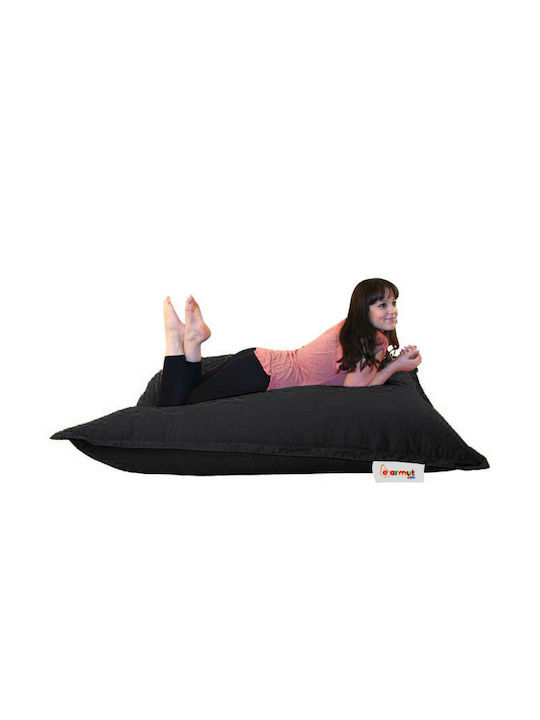 Puf Bolster Impermeabilă Negru 100x100cm